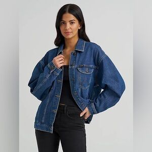 Wrangler Women’s Girlfriend Denim Jacket in Daffodil
